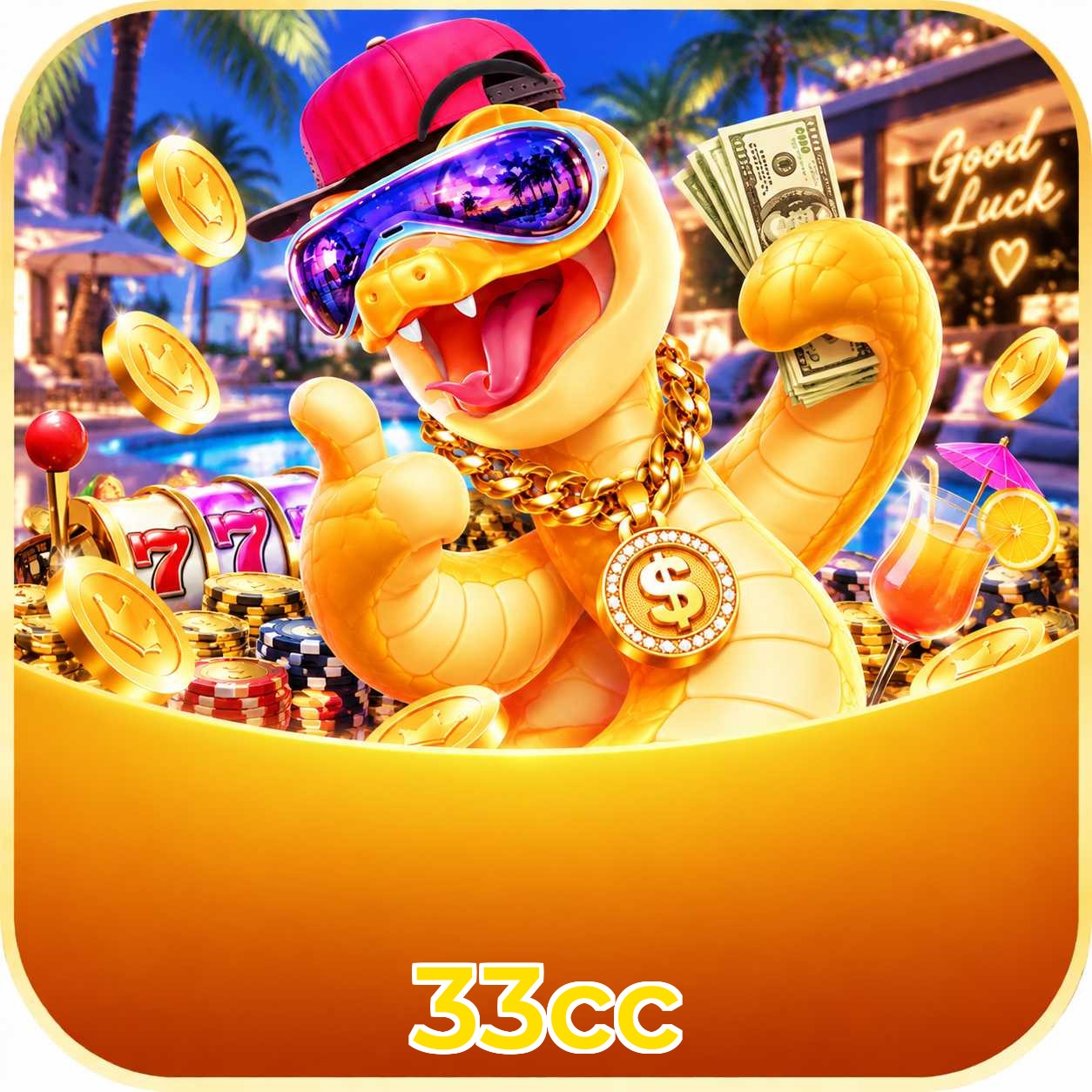 App 33cc com catálogo premium, PIX e suporte 24/7
